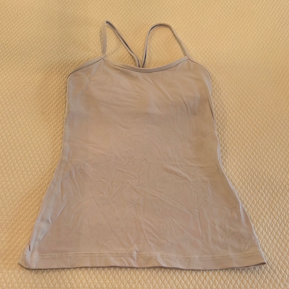 Lululemon white tank top size 4